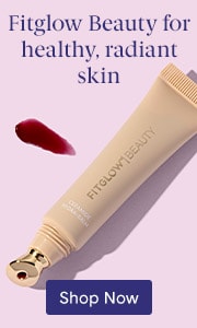  Fitglow Beauty Lip Colour Serum tube with text Fitglow beauty for healthy, radiant skin.